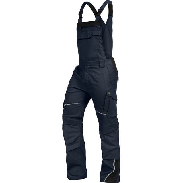 Latzhose-Flex-Line Marine/Schwarz, Größe 44