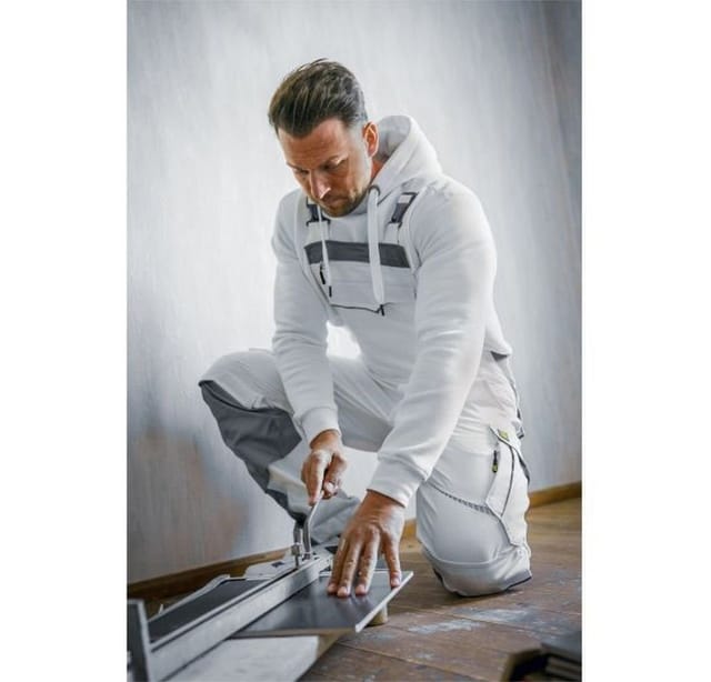 Hoody-Flex-Line Weiß, Größe M