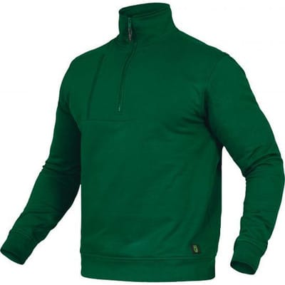 Zip-Sweatshirt-Flex-Line Grün, Größe M