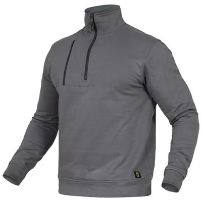 Zip-Sweatshirt-Flex-Line Grau, Größe S