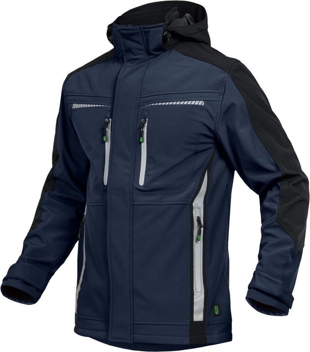 Softshell Jacke marineblau/schwarz Größe 3XL