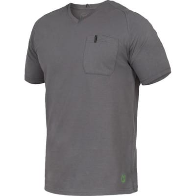 T-Shirt-Flex-Line Grau, Größe 5XL