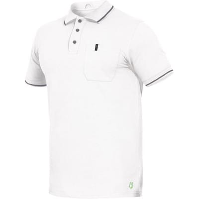 Polo-Shirt-Flex-Line Weiß, Größe 3XL