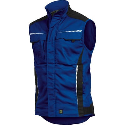 Weste-Flex-Line Kornblau/Schwarz-Weiß, Größe 5XL