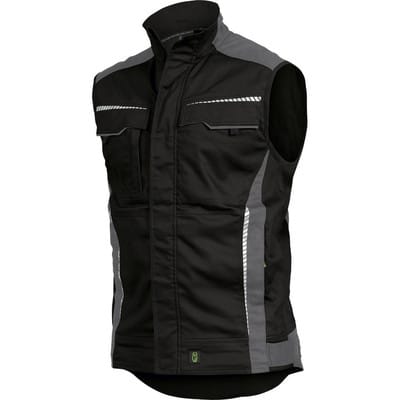 Weste-Flex-Line Schwarz/Grau, Größe 5XL