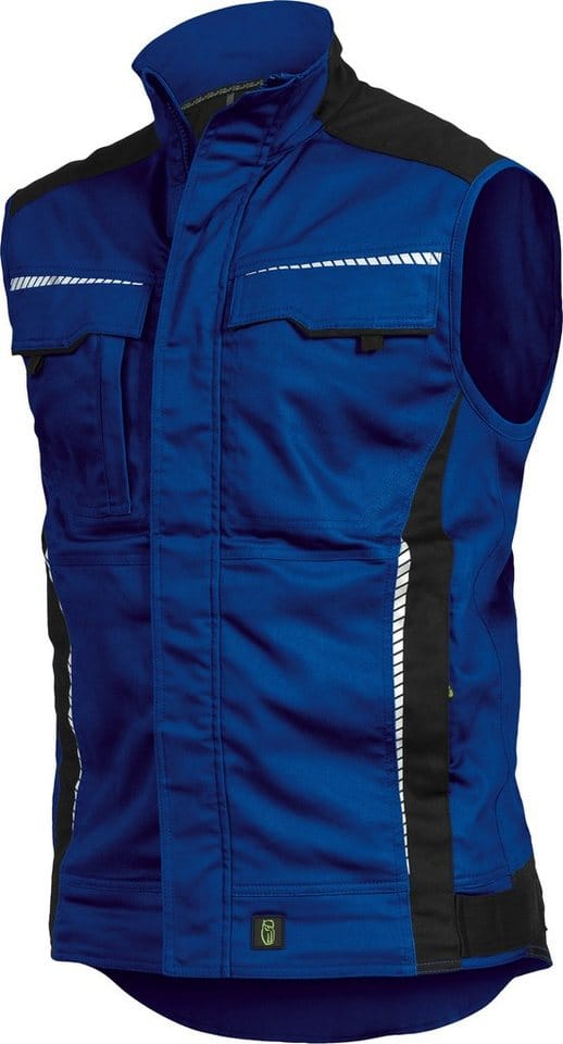 Weste-Flex-Line Kornblau/Schwarz-Weiß, Größe XL