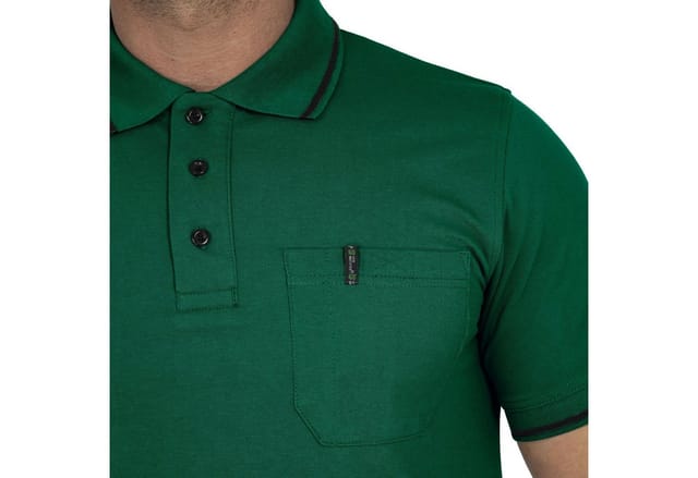 Polo-Shirt-Flex-Line Grün, Größe 4XL