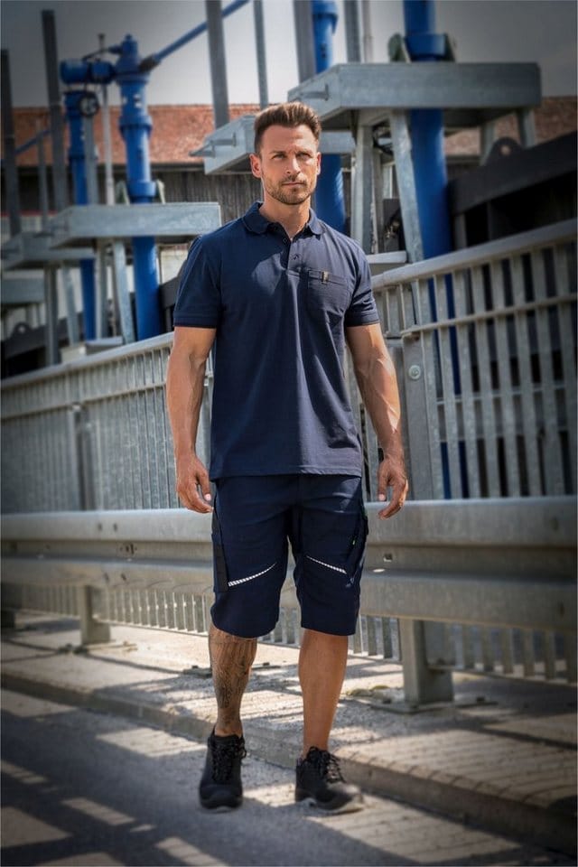 Polo-Shirt-Flex-Line Marine, Größe XL