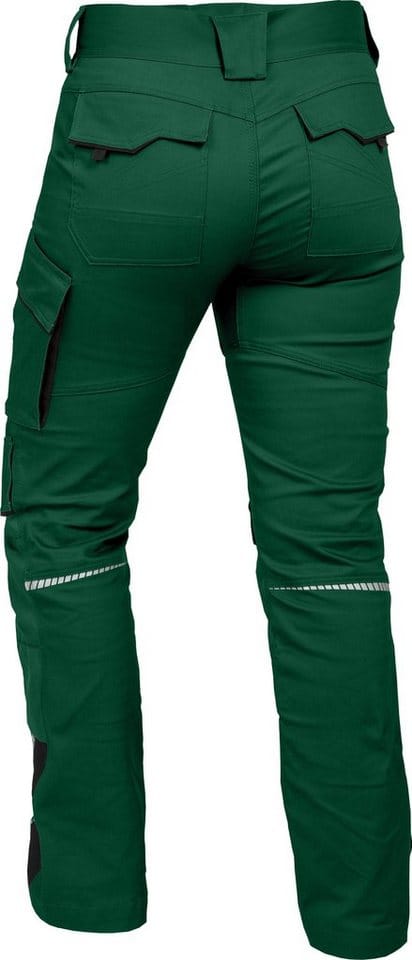 Damen-Bundhose-Flex-Line Grün/Schwarz-Weiß, Größe 50