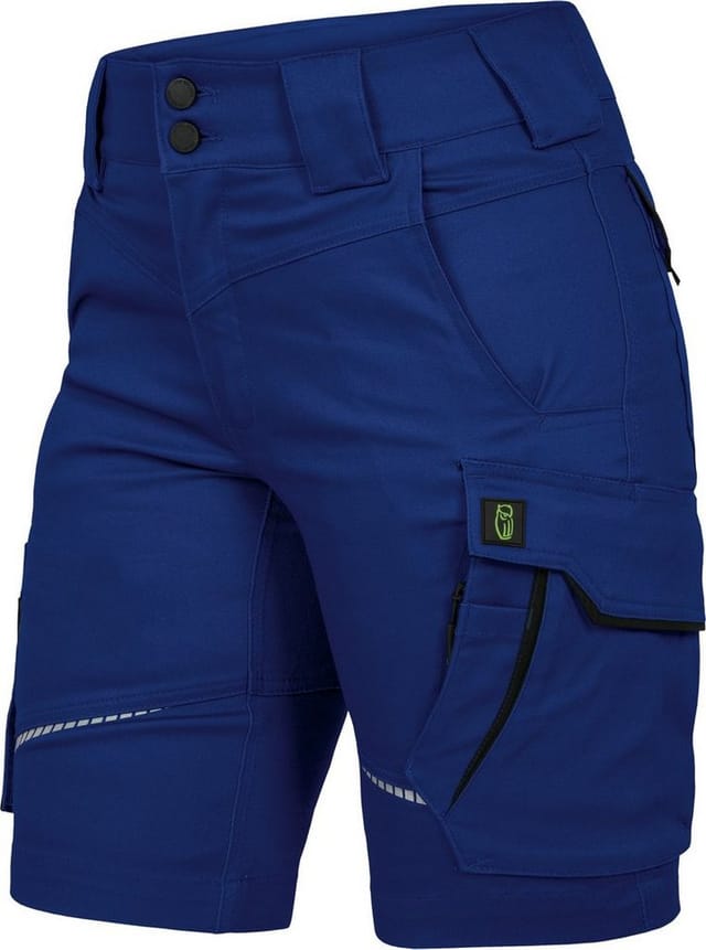 Damen-Hose kurz kornblau/schwarz Größe 44