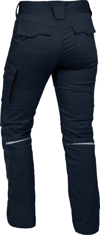 Damen-Bundhose-Flex-Line Marine/Schwarz-Weiß, Größe 52