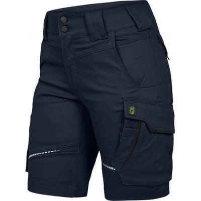 Damen-Hose kurz marineblau/schwarz Größe 46