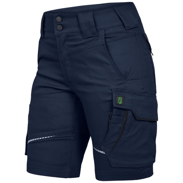 Damen-Hose kurz marineblau/schwarz Größe 34