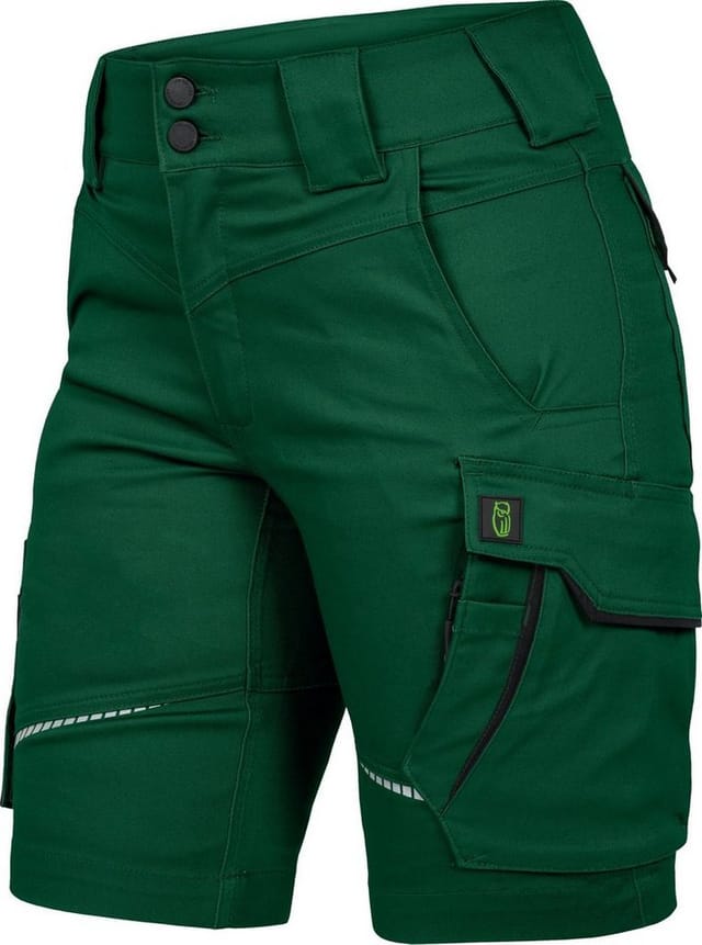 Damen-Hose kurz grün/schwarz Größe 52