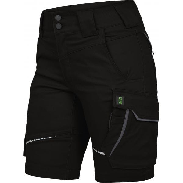 Damen-Hose kurz schwarz/grau Größe 34