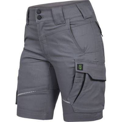 Damen-Hose kurz grau/schwarz Größe 52