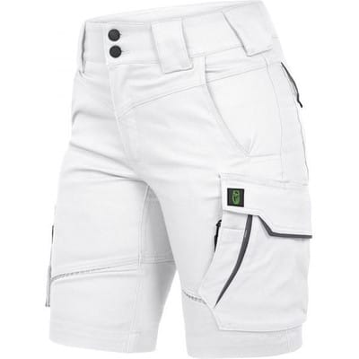 Damen-Hose kurz weiß/grau Größe 52