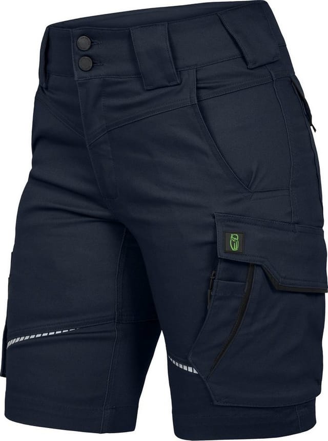 Damen-Hose kurz marineblau/schwarz Größe 36