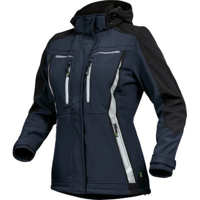 Damen-Softshell Jacke Marine/Schwarz, Größe 42