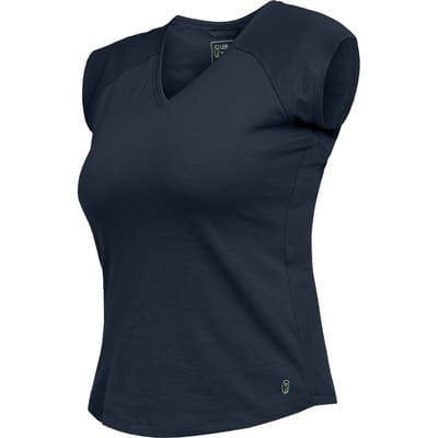 Damen-T-Shirt-Flex-Line Marine, Größe 46