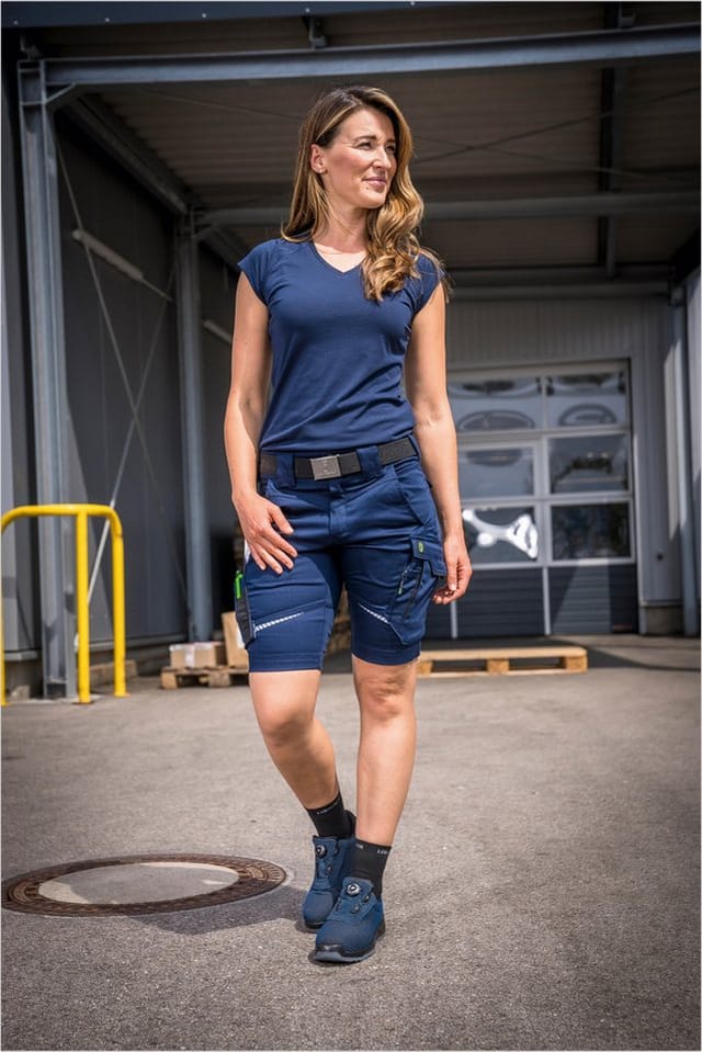Damen-T-Shirt-Flex-Line Marine, Größe 48
