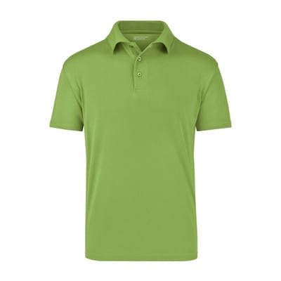 Cooldry Poloshirt JN024, gras-grün, Größe L