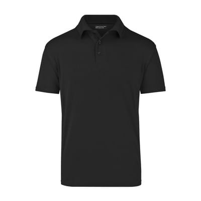 Cooldry Poloshirt JN024, schwarz, Größe 3XL
