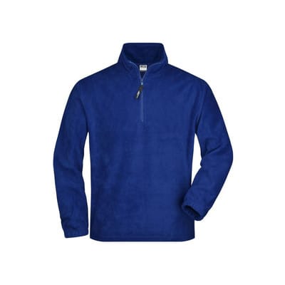Fleece Sweatshirt JN043, königs-blau, Größe L