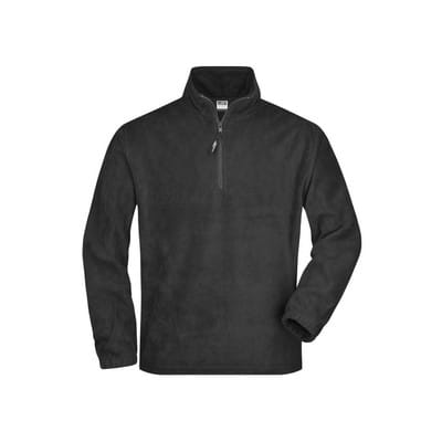 Fleece Sweatshirt JN043, dunkelgrau, Größe S