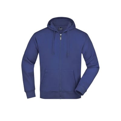 Herren Kapuzenjacke JN042, königs-blau, Größe S