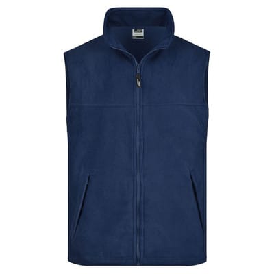 Fleece Weste JN045, navy-blau, Größe XXL