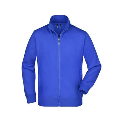 Sweatjacke JN046, königs-blau, Größe M
