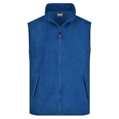 Fleece Weste JN045, königs-blau, Größe L