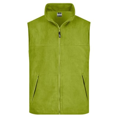 Fleece Weste JN045, lime-grün, Größe XXL