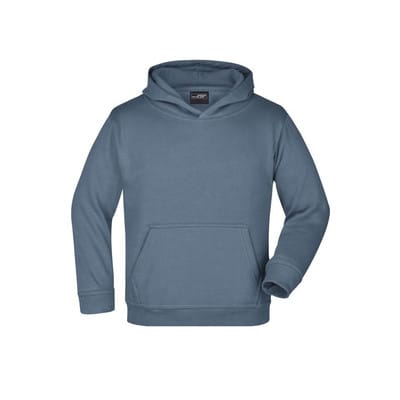 Kinder Kapuzensweatshirt JN047K, carbon, Größe L