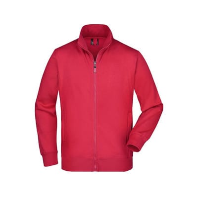 Sweatjacke JN046, rot, Größe M
