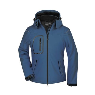 Damen Winter Softshelljacke JN1001, navy-blau, Größe S