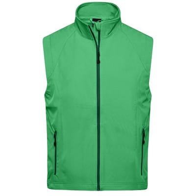Herren Softshell Weste JN1022, grün, Größe 3XL