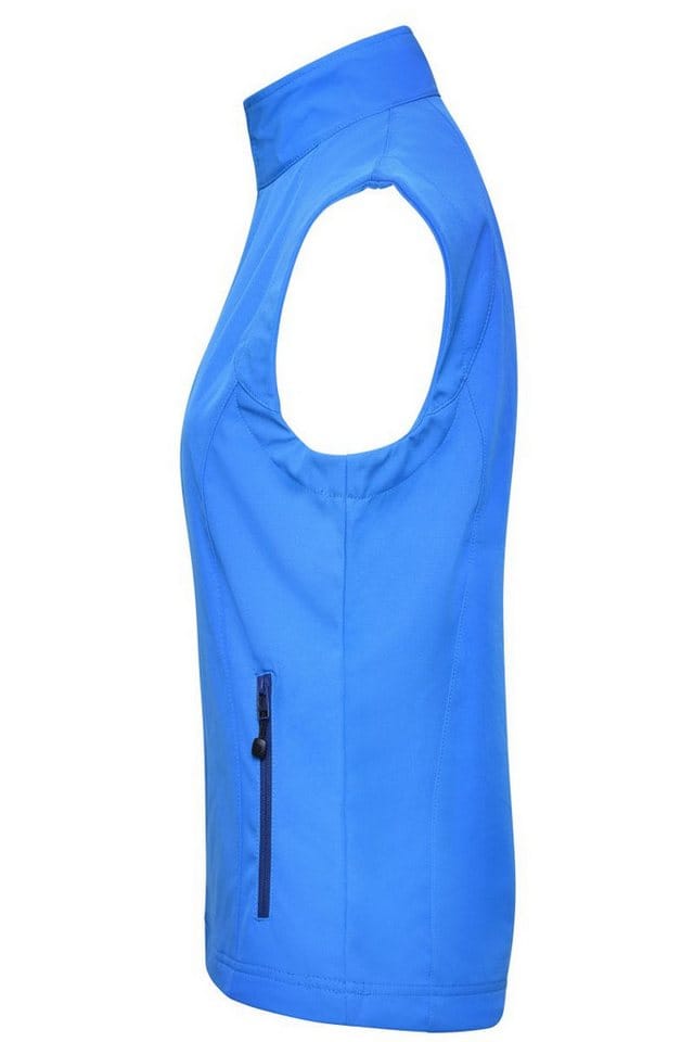 Damen Softshell Weste JN1023, azur-blau, Größe S