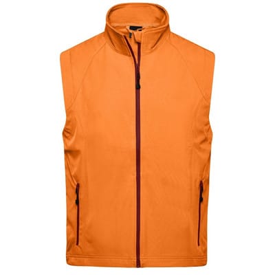 Herren Softshell Weste JN1022, orange, Größe L
