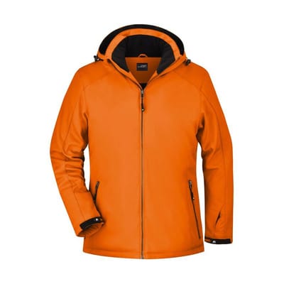 Damen Wintersport Jacke JN1053, dunkel-orange, Größe XXL