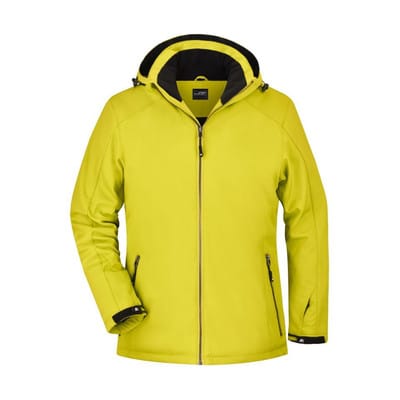 Damen Wintersport Jacke JN1053, gelb, Größe M