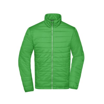 Herren Steppjacke JN1120, grün, Größe XL