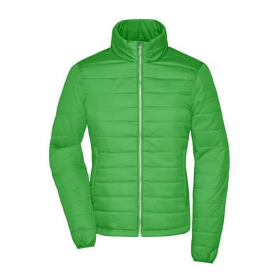 Damen Steppjacke JN1119, grün, Größe S