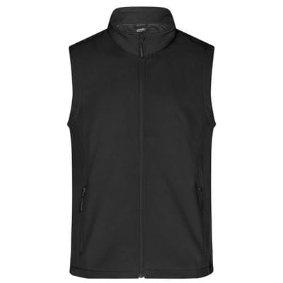 Herren Softshell Weste JN1128, schwarz, Größe 3XL