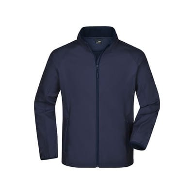 Herren Raglan Softshelljacke JN1130, navy-blau, Größe L