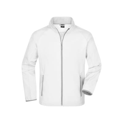 Herren Raglan Softshelljacke JN1130, weiß, Größe XXL
