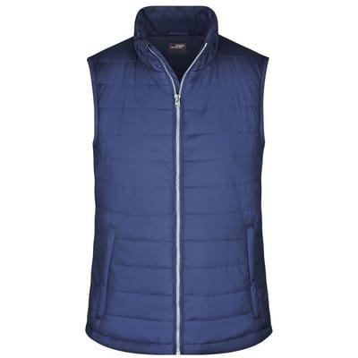 Damen Steppweste JN1135, navy-blau, Größe S