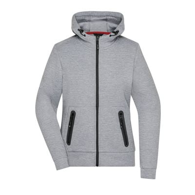 Damen Melange Jacke JN1143, hell-melange, Größe S