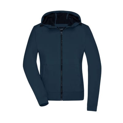Damen Kapuzen Softshelljacke JN1145, navy-blau, Größe M
